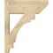 Ekena Millwork Merced Slat Rough Sawn Outlooker, Douglas Fir, 8"W x 20"D x 24"H OUT08X20X24MRC06RDF - alternate 2